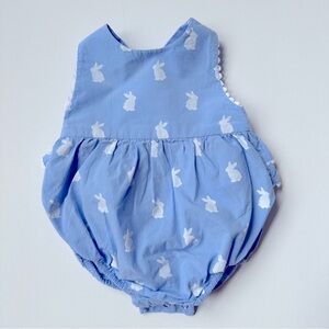 Jacadi bunny print romper, size 12M